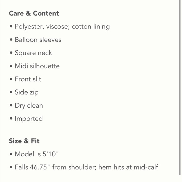 ✨ Anthropologie Meryl Midi Dress Sz M - Picture 5 of 6